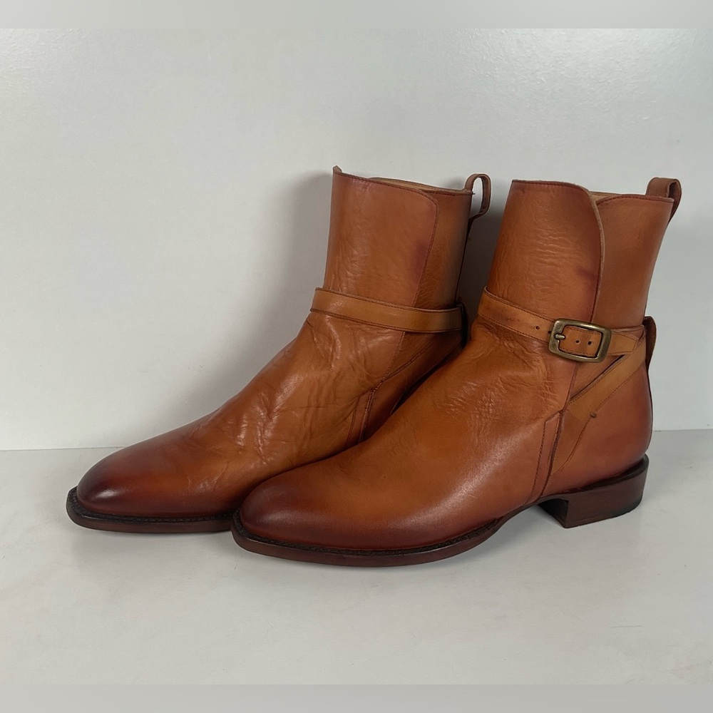 Lucchese Jodhpur Riding Boots | Burnished Calf | USA Made | GY | Men’s 10 D